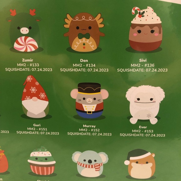 Squishmallows Advent Calendar 1 MYSTERY PULL Brand New - Picture 2 of 5